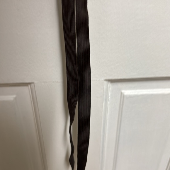 & Other Stories Ribbed Brown Top - Picture 4 of 5